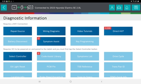 Diagnostic Information