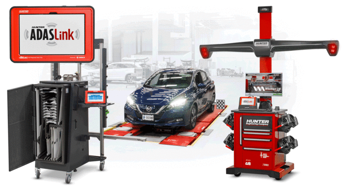 Configuration de calibration Ultimate ADAS avec des véhicules alternatifs de différents équipementiers.