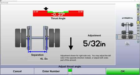 Rear Axle Adjustment