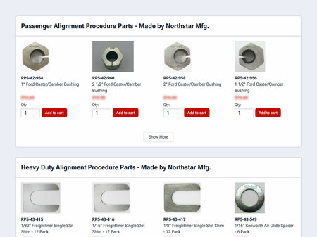  Alignment Procedure Parts