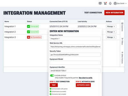 Manage partner integrations