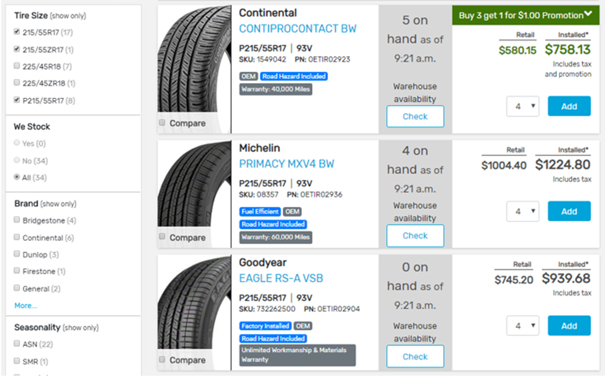 Hunter integration partners tire offers