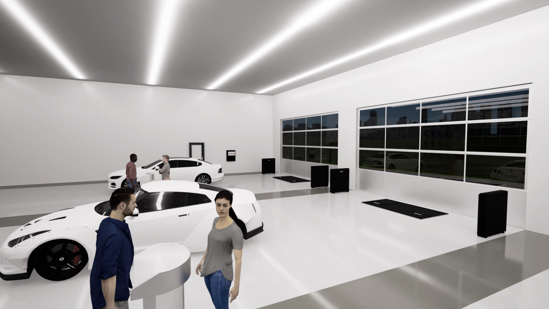 Hunter Quick Check Drive Inspection Live entrance configuration example