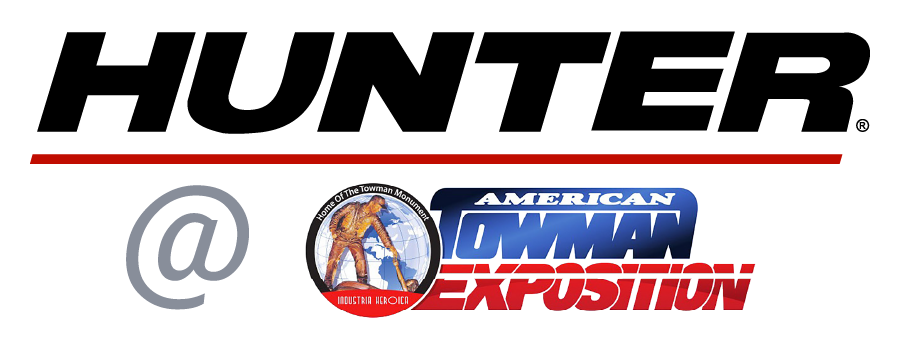 Hunter at American Towman Exposition logo
