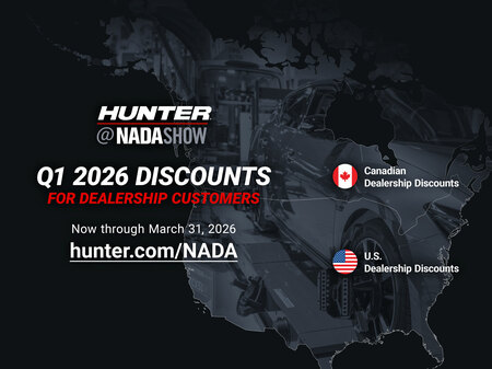 Hunter Engineering announces special Q1 promotional offer for U.S. and Canadian dealerships