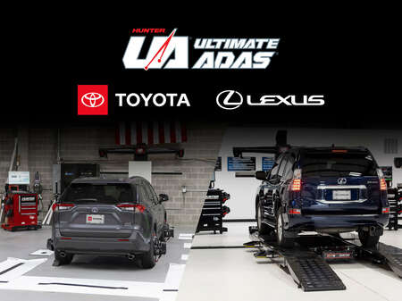 Toyota, Lexus issue approval for Hunter’s Ultimate ADAS® alignment and calibration system