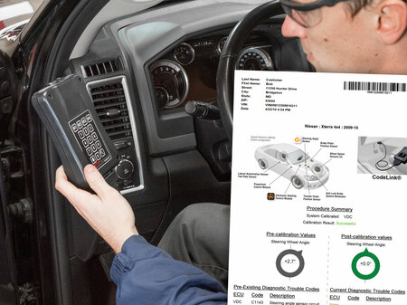 Steering Angle Sensor Reset