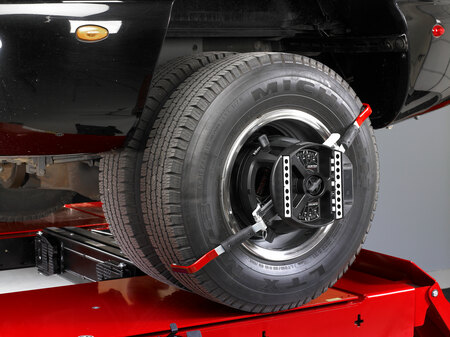 Wheel-mounted targets