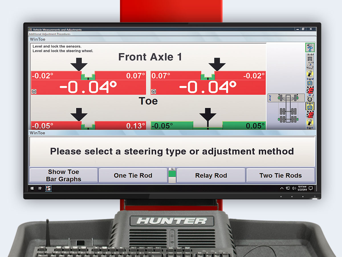 WinAlign WinToe Screen