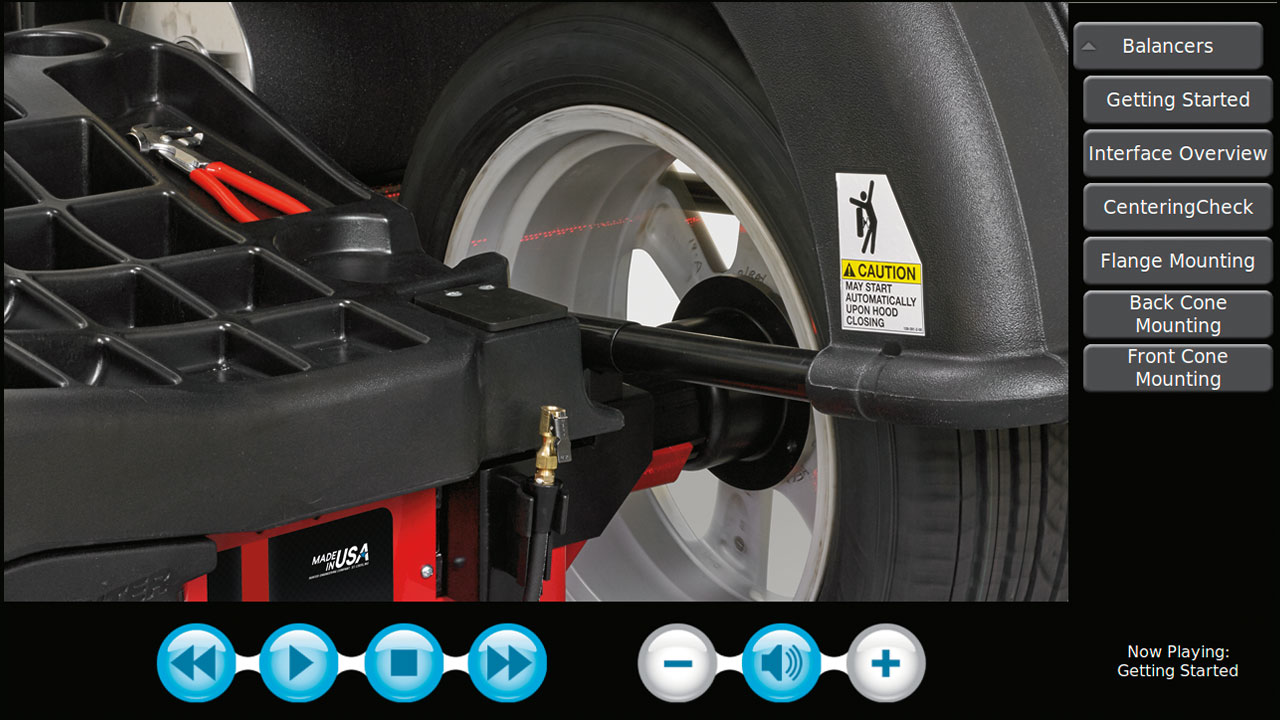 Hunter Road Force Elite on-board videos screen