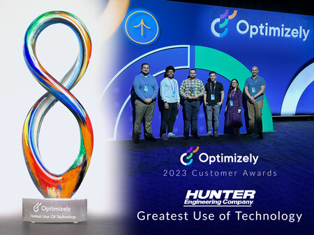 Hunter Engineering wins prestigious Optimizely Award